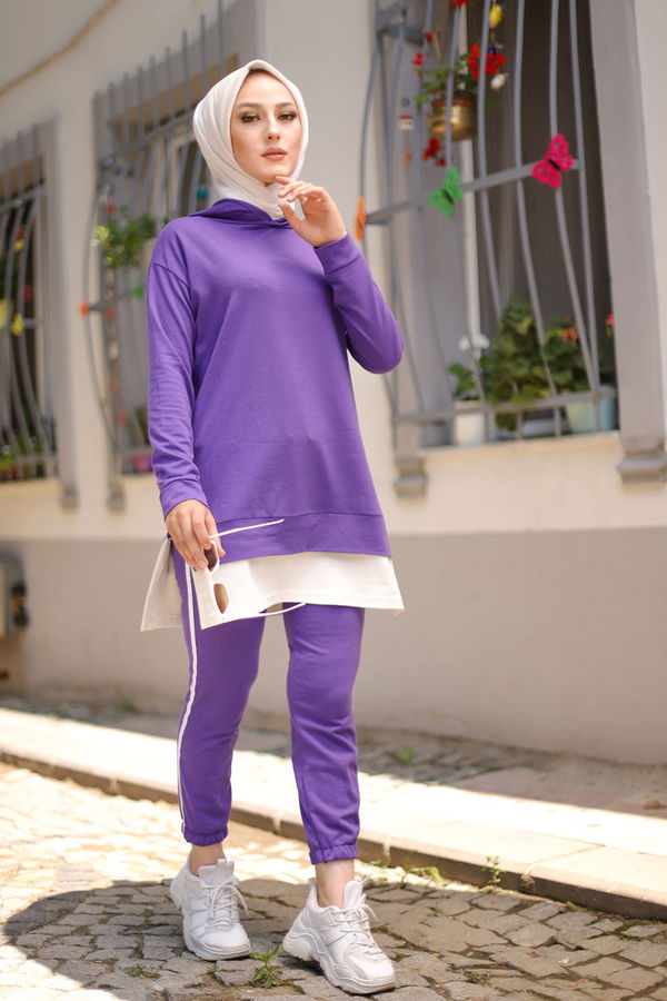 TUNIK PANTOLON Mor - 8330 MOR