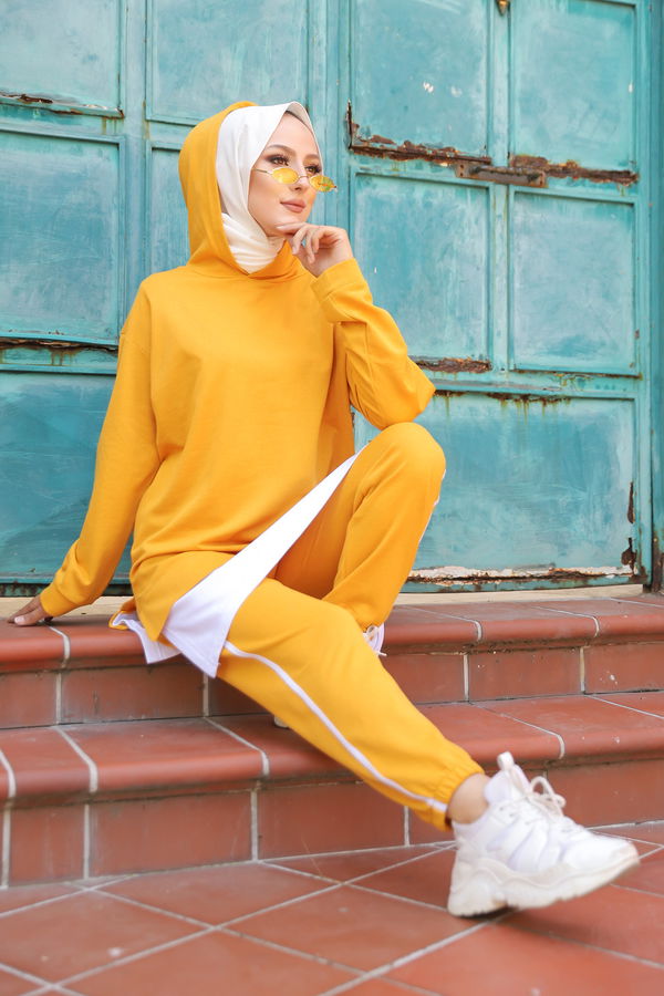 TUNIK PANTOLON Sarı - 8330 Sarı