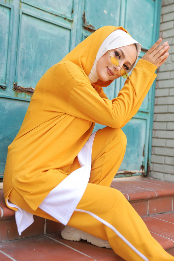 TUNIK PANTOLON Sarı - 8330 Sarı