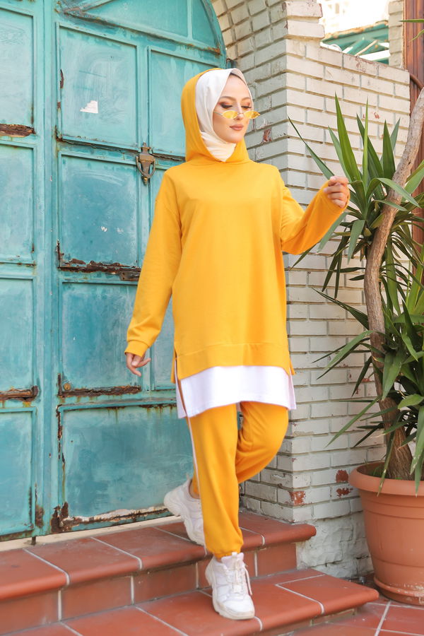 TUNIK PANTOLON Sarı - 8330 Sarı
