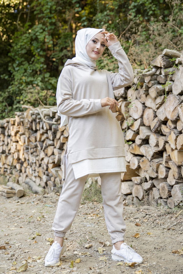 TUNIK PANTOLON Bej - 8330
