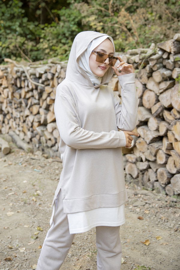 TUNIK PANTOLON Bej - 8330