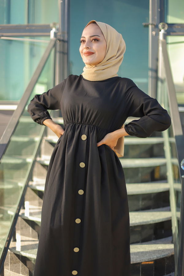 Elbise Siyah - 8369 SİYAH
