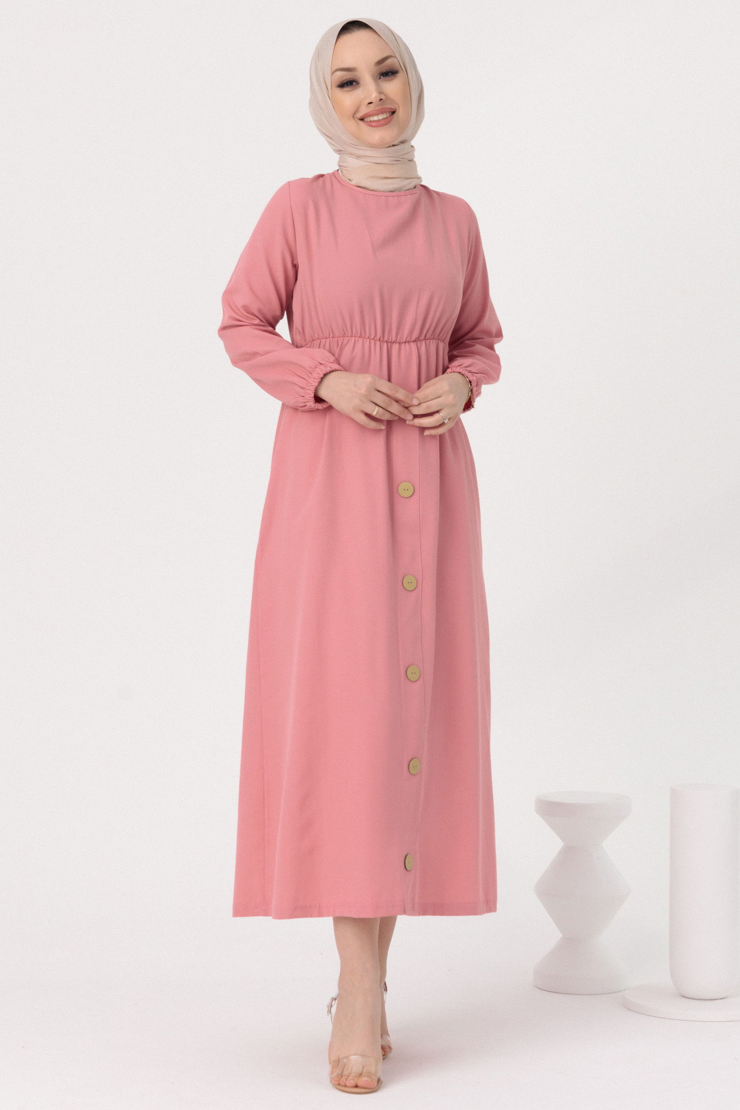 Elbise Pembe - 8369