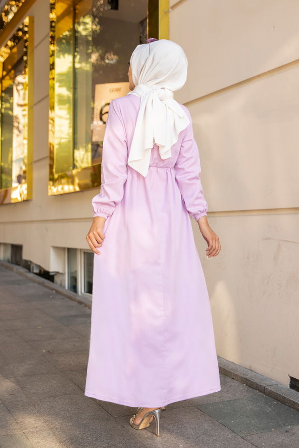 Elbise Lila - 8369