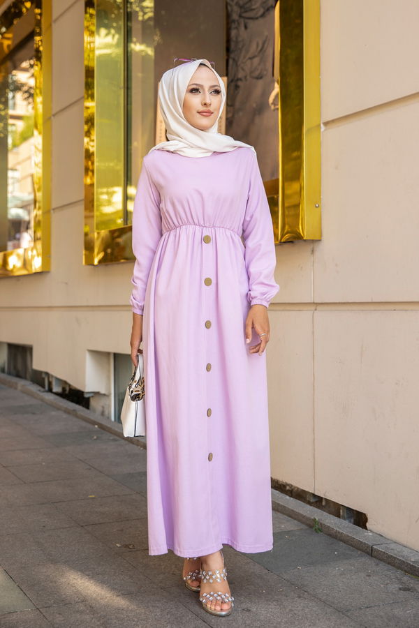 Elbise Lila - 8369