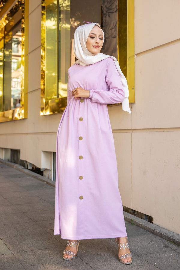Elbise Lila - 8369