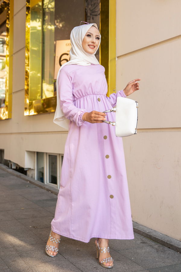 Elbise Lila - 8369