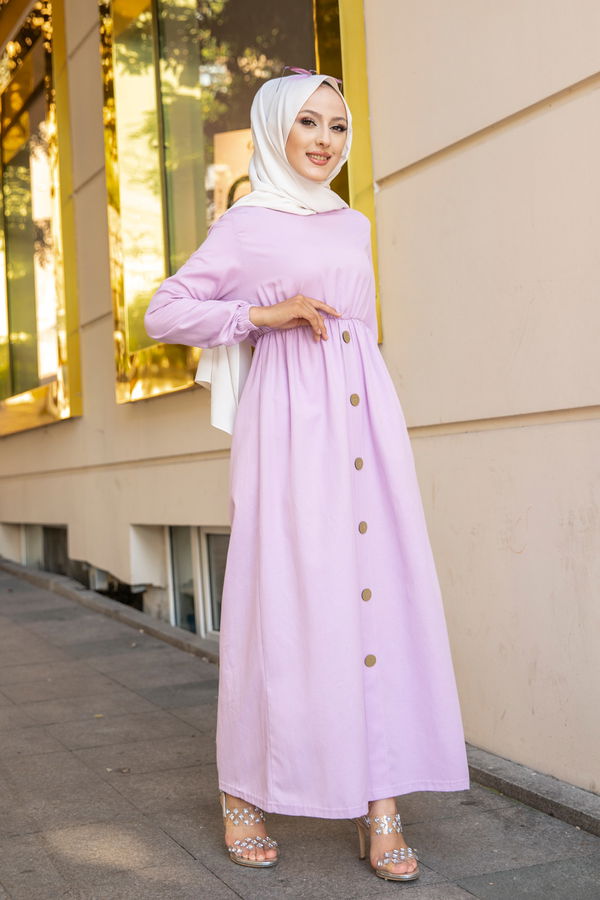 Elbise Lila - 8369
