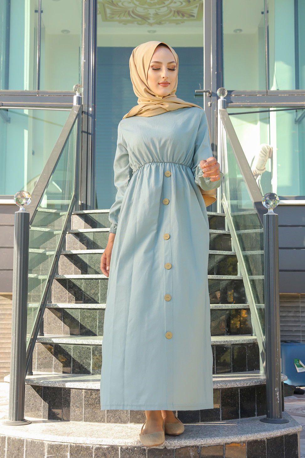 Elbise Yeşil - 8369 YEŞİL