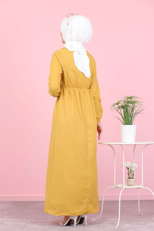 Elbise Sarı - 8369