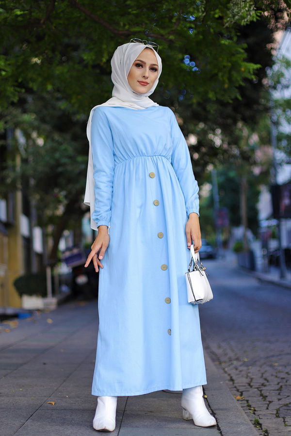 Elbise Mavi - 8369