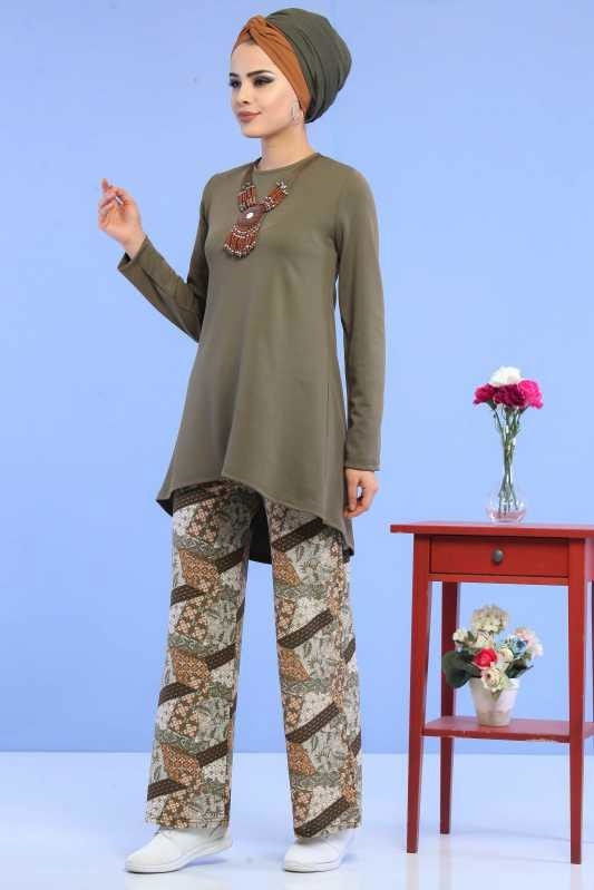 Tunik Pantolon Haki - 02 6867 Haki - 6867