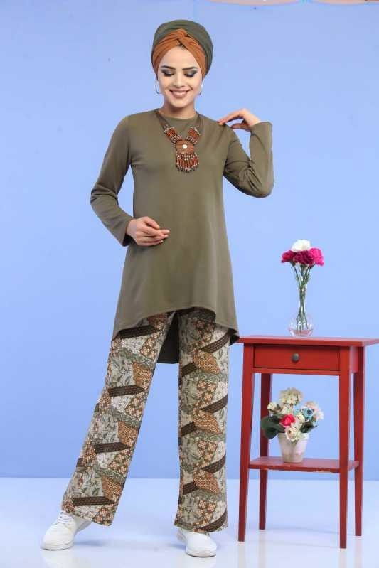 Tunik Pantolon Haki - 02 6867 Haki - 6867
