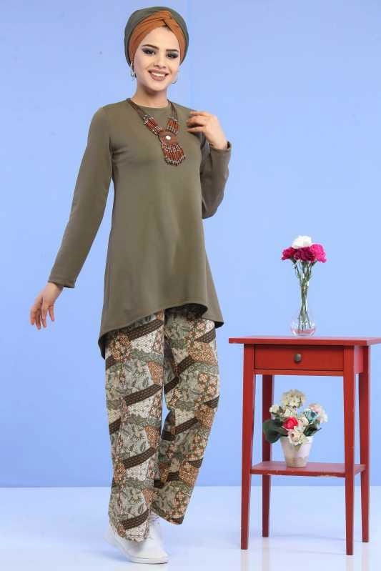Tunik Pantolon Haki - 02 6867 Haki - 6867