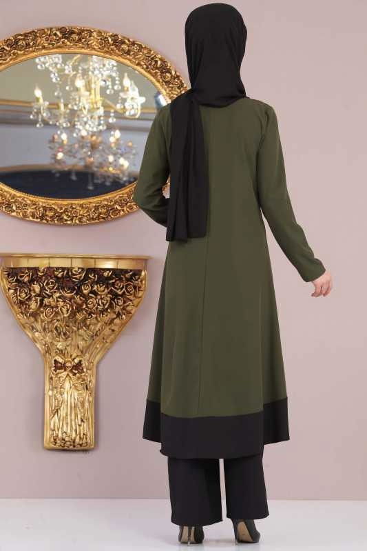 Tunik Pantolon Kombin Haki - 02 1086 Haki - 1086