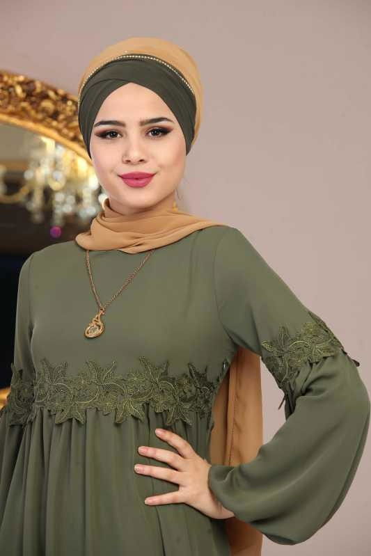 Elbise Siyah Haki - 1114