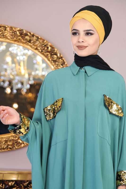 Tunik Pantolon Kombin Mint - 02 1083 Yeşil - 1083 YEŞİL