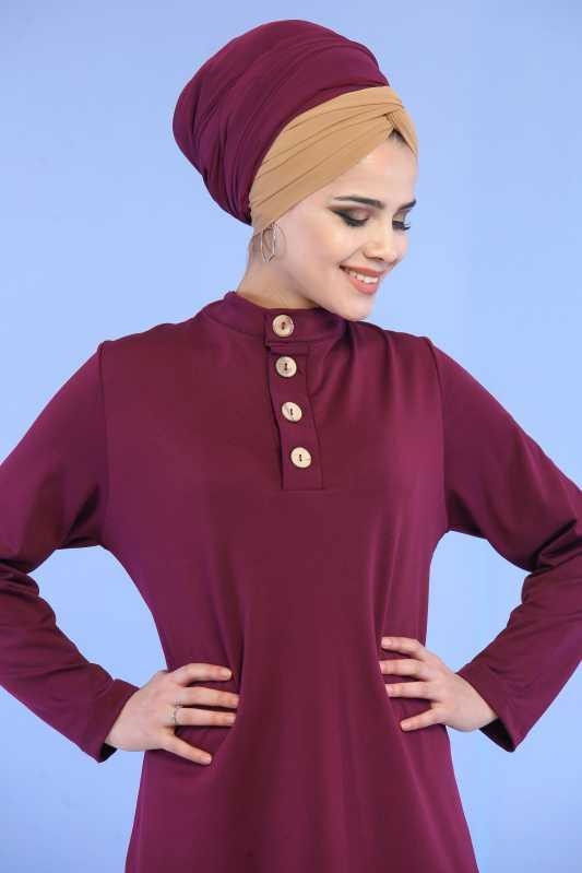 Tunik Pantolon Kombin Mor - 02 6888 Mor - 6888 MOR