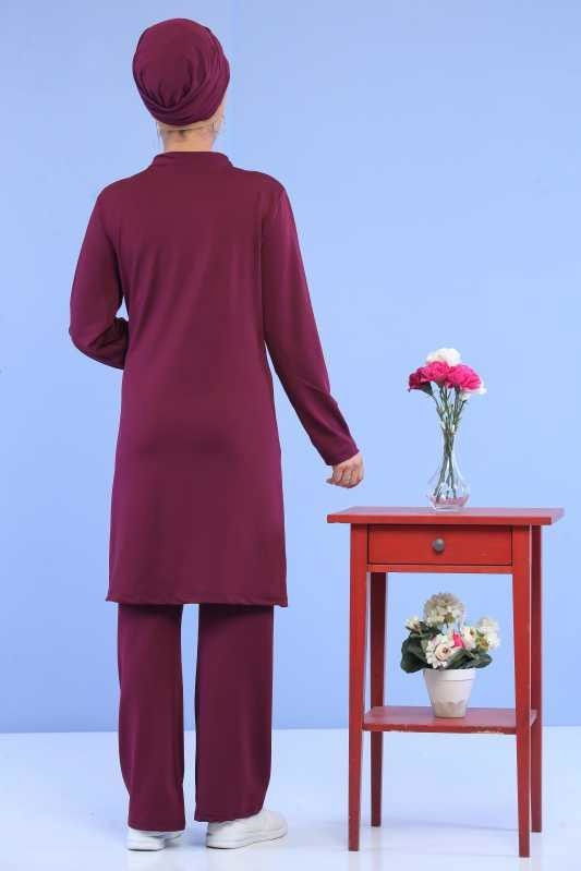 Tunik Pantolon Kombin Mor - 02 6888 Mor - 6888 MOR