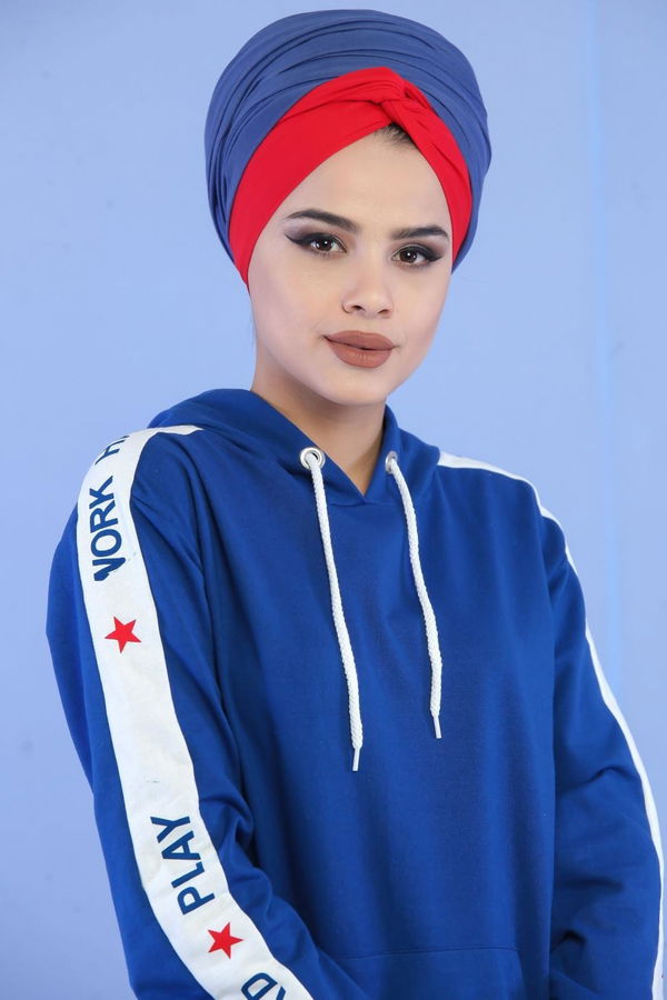 Eşofman Takımı Siyah Mavi - 6911