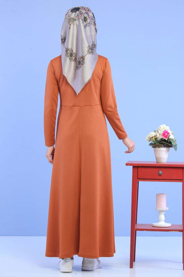 Elbise Siyah Taba - 6824