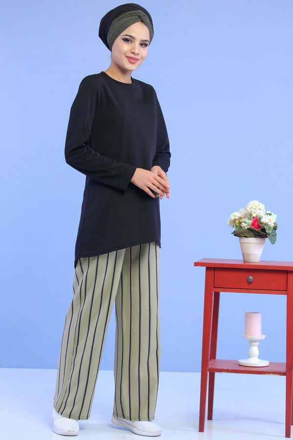 Tunik Pantolon Siyah Mint - 02 6931 Siyah - 6931 SİYAH