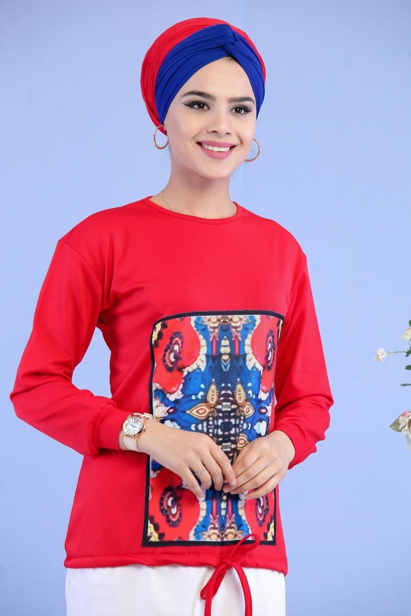 Tunik Pantolon Bordo - 02 7015 Bordo - 7015
