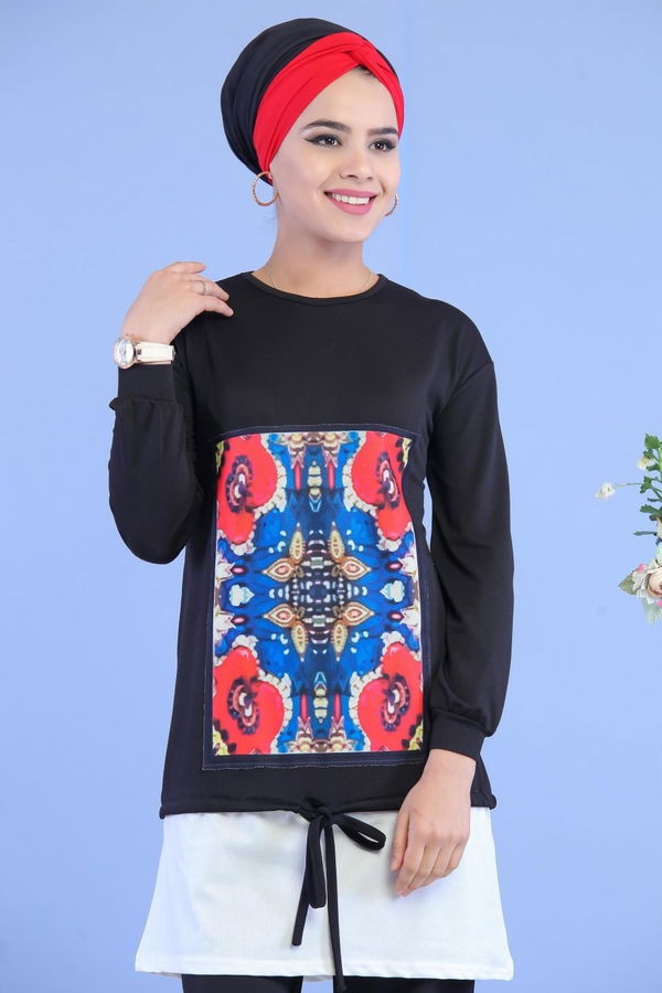 Tunik Pantolon Siyah - 02 7015 Siyah - 7015