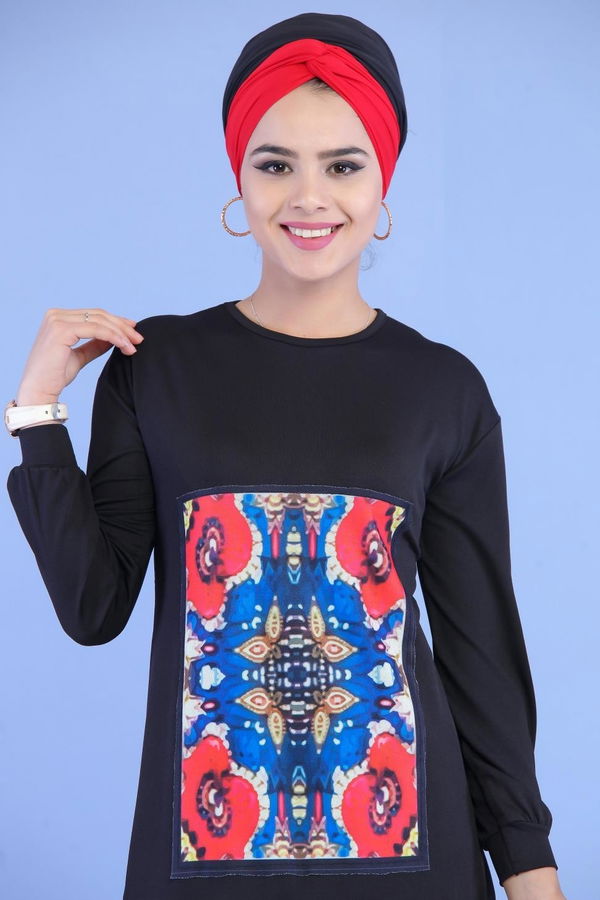 Tunik Pantolon Siyah - 02 7015 Siyah - 7015