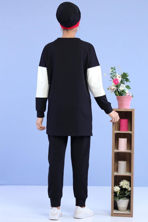 Tunik Pantolon Siyah Siyah - 6890