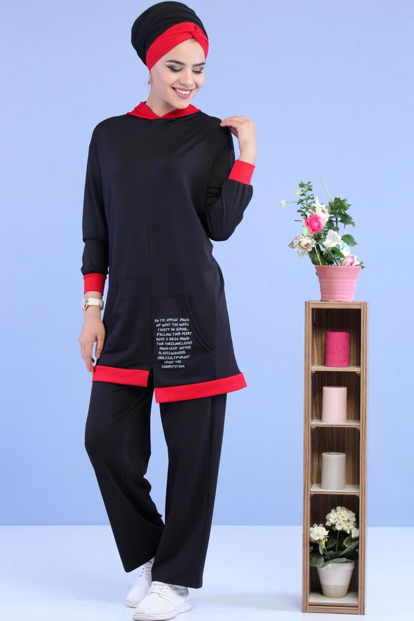 Tunik Pantolon Siyah - 02 7021 Siyah - 7021