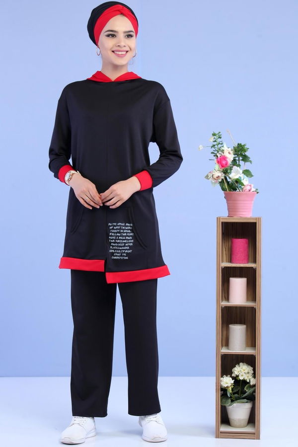 Tunik Pantolon Siyah - 02 7021 Siyah - 7021