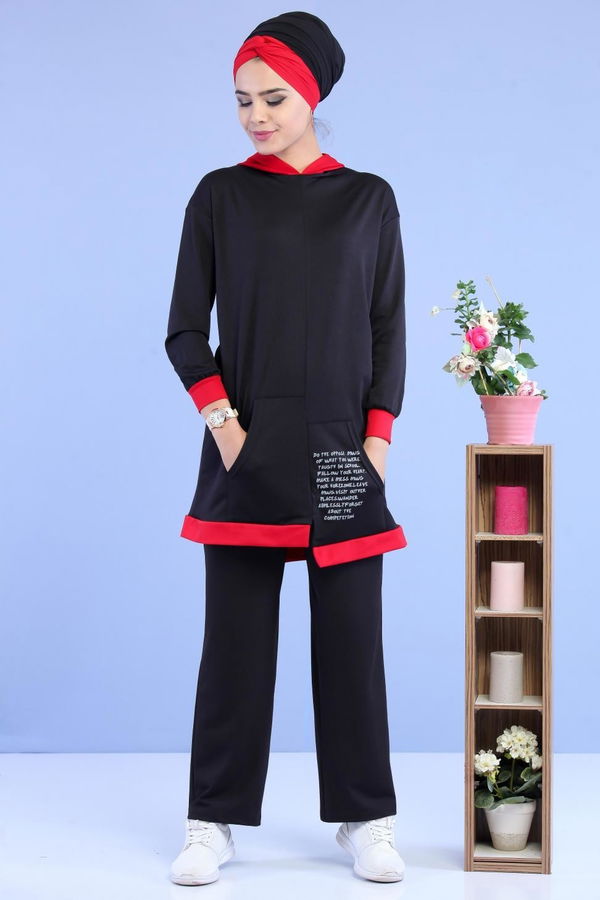 Tunik Pantolon Siyah - 02 7021 Siyah - 7021