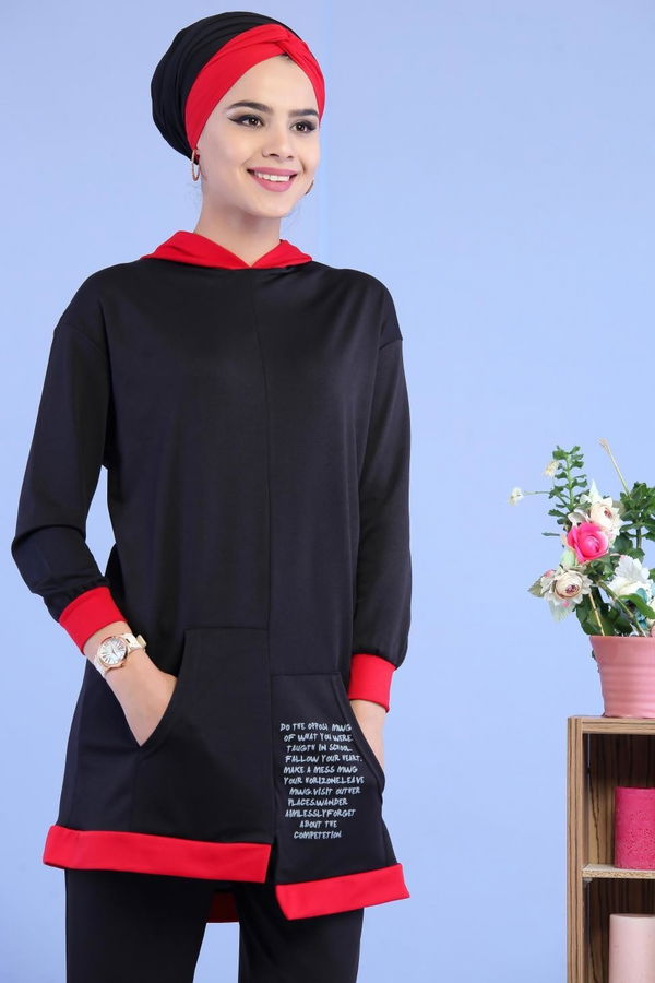 Tunik Pantolon Siyah - 02 7021 Siyah - 7021