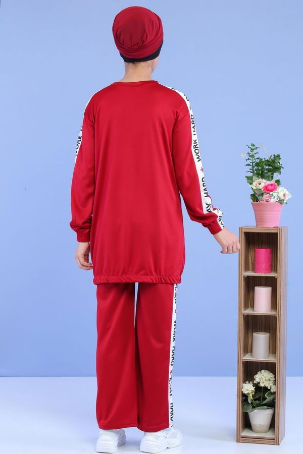 Tunik Pantolon Bordo - 02 7049 Bordo - 7049