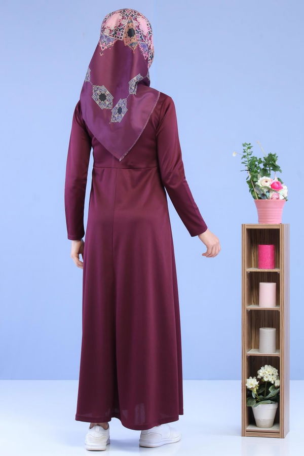 Elbise Siyah Mürdüm - 6824