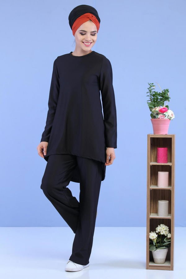 Tunik Pantolon Siyah - 02 7090 Siyah - 7090