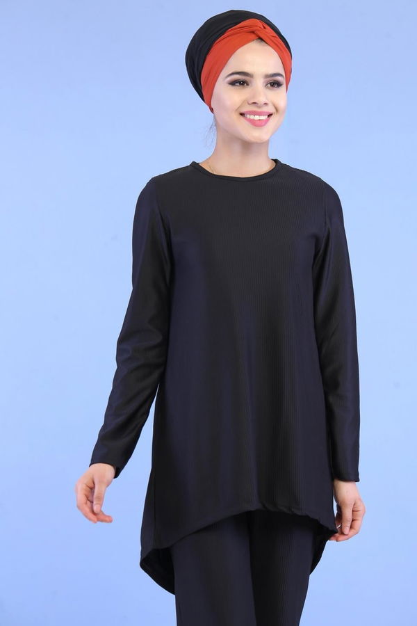 Tunik Pantolon Siyah - 02 7090 Siyah - 7090