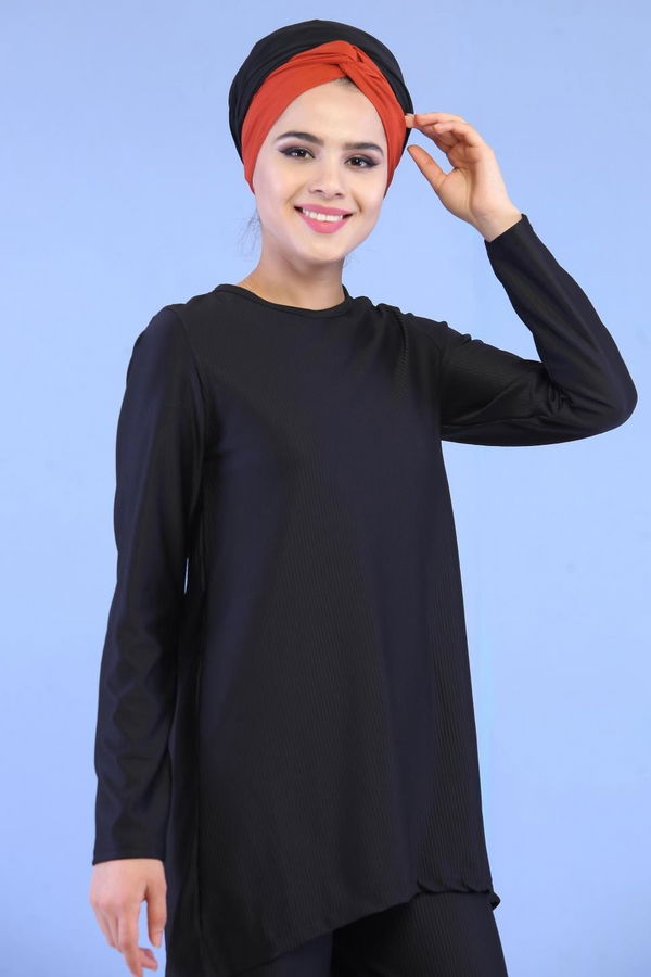 Tunik Pantolon Siyah - 02 7090 Siyah - 7090