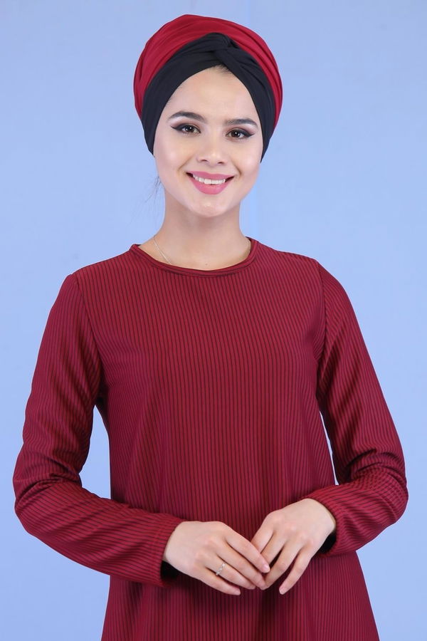 Tunik Pantolon Bordo - 02 7090 Bordo - 7090