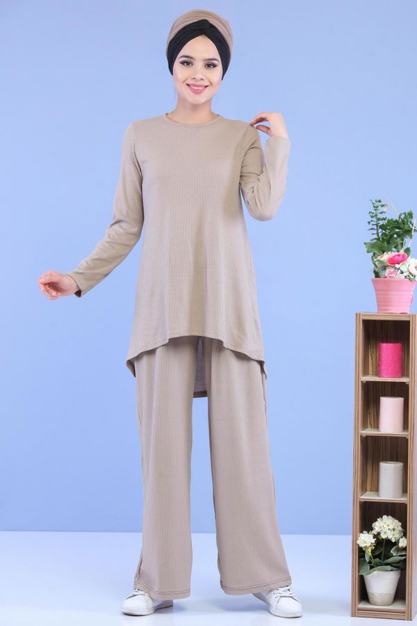 Tunik Pantolon Kombin Vizon - 02 7101 Vizon - 7101