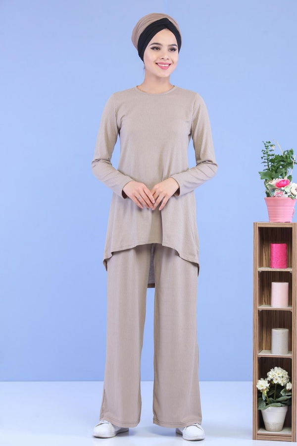 Tunik Pantolon Kombin Vizon - 02 7101 Vizon - 7101