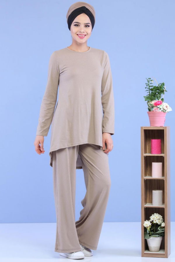 Tunik Pantolon Kombin Vizon - 02 7101 Vizon - 7101
