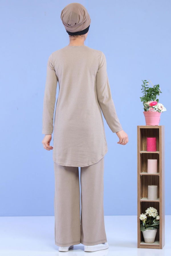 Tunik Pantolon Kombin Vizon - 02 7101 Vizon - 7101