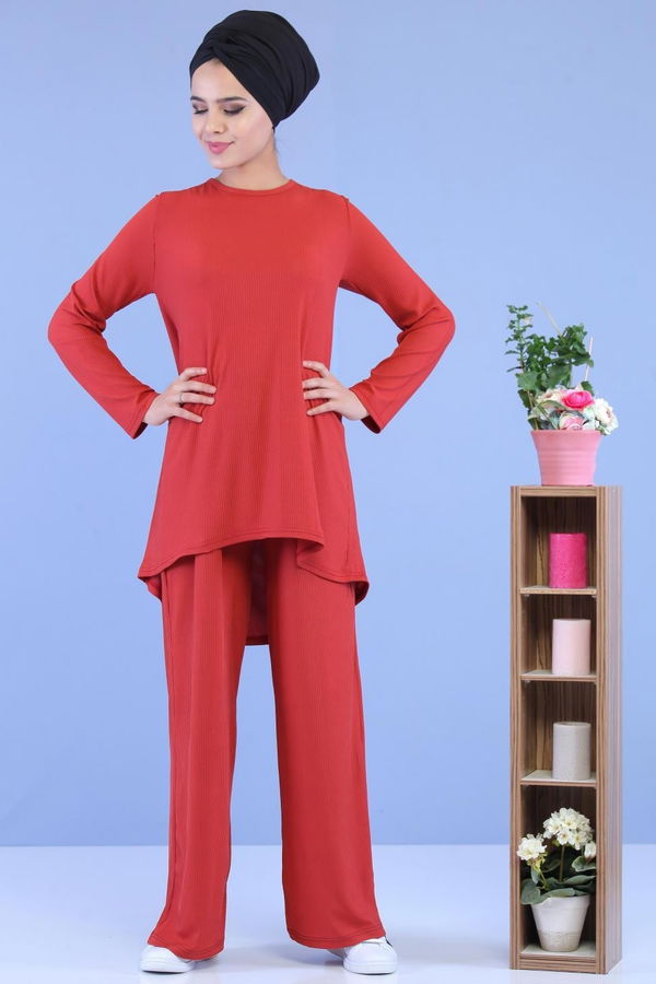 Tunik Pantolon Kombin Kiremit - 02 7101 Kiremit - 7101