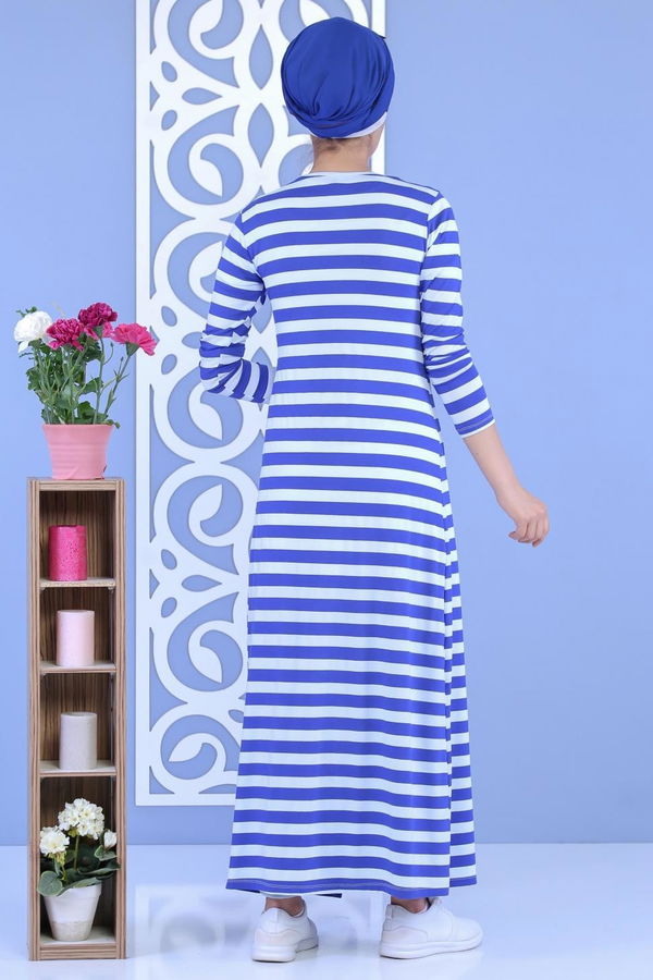Hırka Tunik Saks - 02 5128 Mavi - 5128