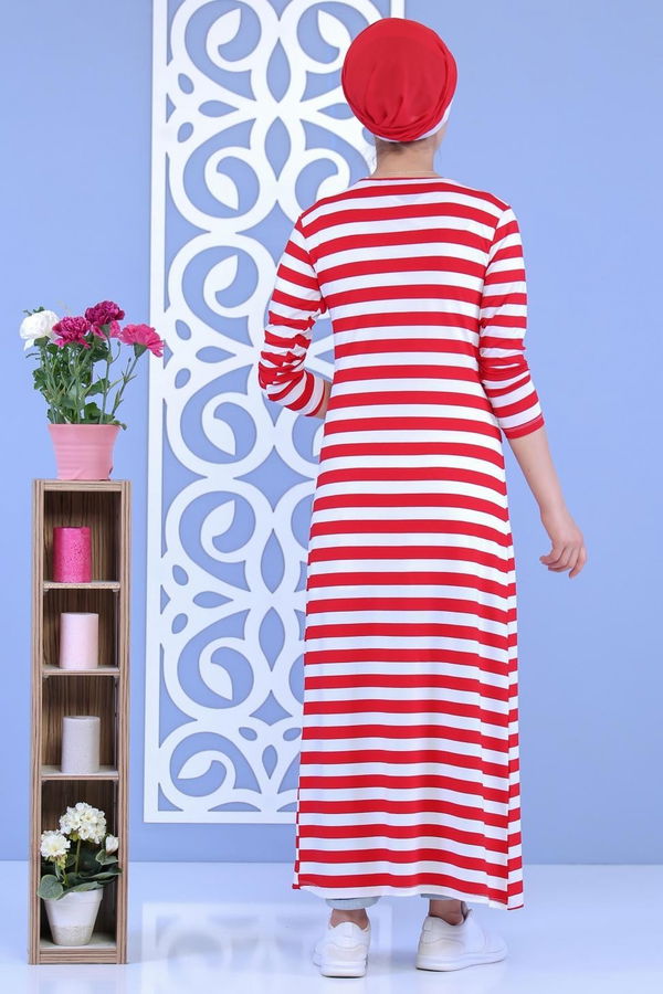 Hırka Tunik Kırmızı - 02 5128 Kırmızı - 5128