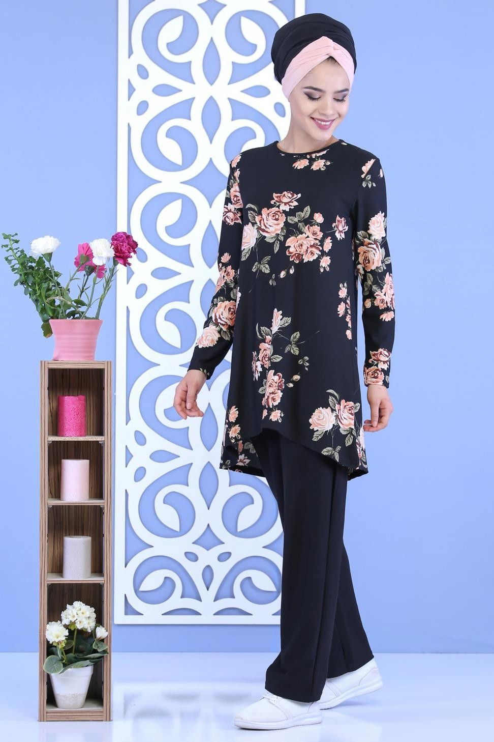 Tunik Pantolon Siyah - 02 7114 Siyah - 7114