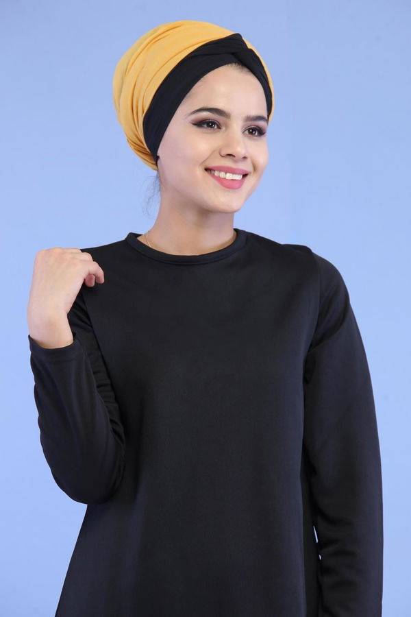 Tunik Pantolon Siyah Hardal - 02 7129 Siyah - 7129
